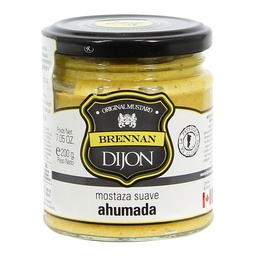 Mostaza Brennan´s Dijon Suave Ahumada Frasco 180 gr