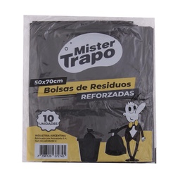 Bolsa Residuo 50x70 Mister Trapo 10u