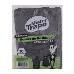 Bolsa Residuo 60x90 Mister Trapo 10u