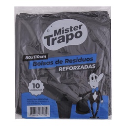 Bolsa Residuo 80x110 Mister Trapo 10u