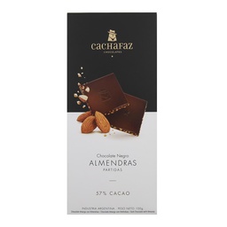 Chocolate Negro Almendras Partidas Cachafaz 100 grm