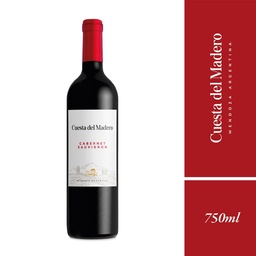 Vino Cabernet Sauvignon Cuesta Del Madero 750cc