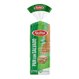 Pan de Mesa con Salvado Facilitas 540g