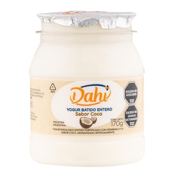 Yogur Batido Entero Sabor Coco Dahi 170g