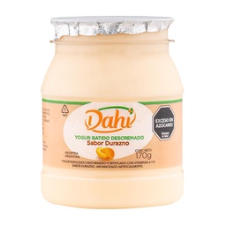 Yogur Batido Descremado Sabor Durazno Dahi 170g