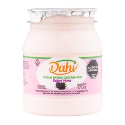 Yogur Batido Descremado Sabor Mora Dahi 170g