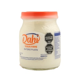 Yogur Entero Firme Frutilla Dahi 190g