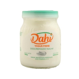 Yogur Descremado Firme Natural Dahi 190g