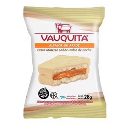 Alfajor Blanco C/ddl Vauquita Fwp 28 grm