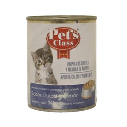 Alimento para Gatitos Sabor Frutos de Mar Pets Class 340g