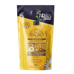 Tío Nacho Shampoo Aclarante Recargable Doypack x 400 ml