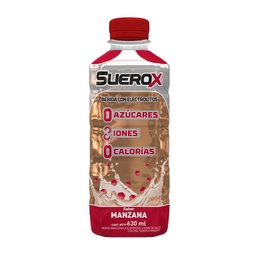 Bebida con Electrolitos Sabor Manzana Suerox 630ml