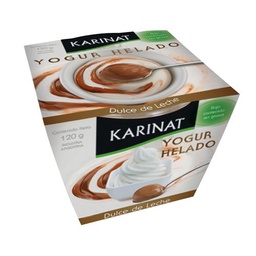 Yogurt Helado Dulce de Leche Karinat Pot 120 grm