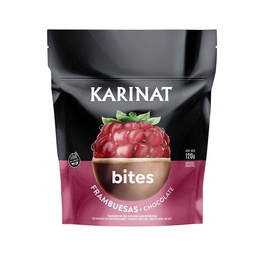 Frutas Bites Frambuesas y Chocolate Karinat 120gr