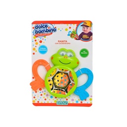 Muñeco Dolce Bambino Ranita con Caleidoscopio y Mordillo