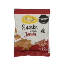 Snack Arroz Sabor Jamón Lulemuu 50g