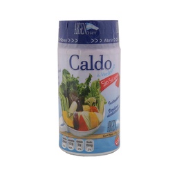 Caldo Instantánea de Verduras Sin Sal Agregada Argendiet 170 gr.