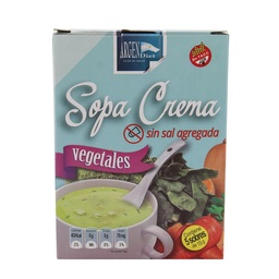 Sopa Crema Vegetales Sin Sal Argendiet 75 gr.