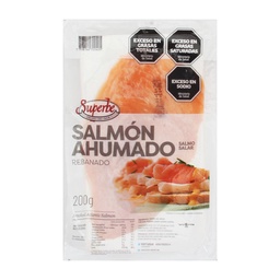 Salmon Rosado Ahumado Rebanado Superbe 200g