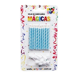 Pack x10 Velas Magicas Celestes