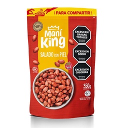 Maní Salado con Piel Mani King 350g