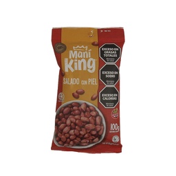 Maní Salado con Piel Maní King 100g