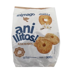 Galletitas Dulces Anillos Vainilla Mimago 300g