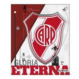 Carpeta Nro 3 Mooving River Plate  Varios Diseños