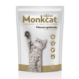 Arena Sanitaria Mineral Agluti Monkcat Bol 4 Kgm