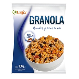 Granola Almendras y Pasas de Uva Lasfor Paq 350 grm