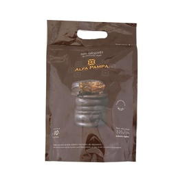 Mini Alfajor Chocolate x10 uni Alfa Pampa Cja 320 grm