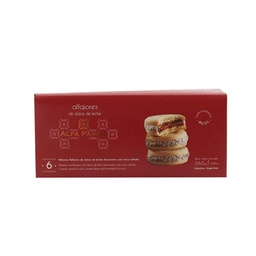 Alfajor Maicena x6 uni Alfa Pampa Cja 360 grm