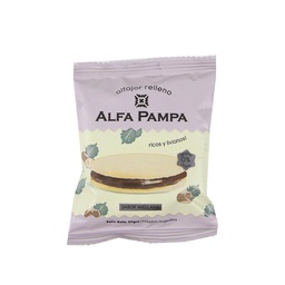 Alfajor Relleno Mousse Avellana Alfa Pampa Fwp 39 grm