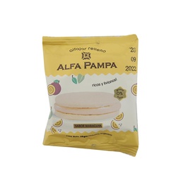 Alfajor Relleno Mousse Maracuya Alfa Pampa Fwp 39 grm