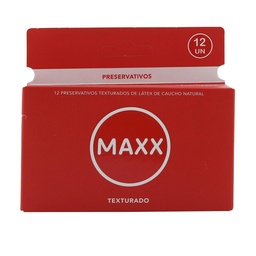 Preservativos de Latex Texturado Maxx Cja 12 uni