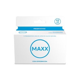 Preservativos Espermicida Maxx 12 uni