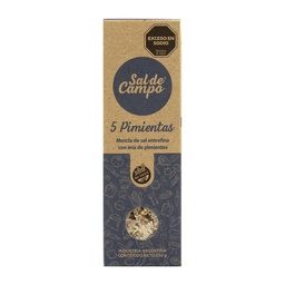 Sal Entrefina 5 Pimientas Sal de Campo 250g