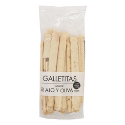 Galletitas Saladas Sabor Ajo y Oliva Cristal 100g