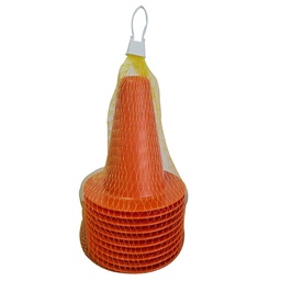 Set de Conos Pvc 20cm Naranja 10 Unidades