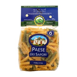 fid.fusilli N°34 Spinaci m Dei Sapori Paq 500 grm