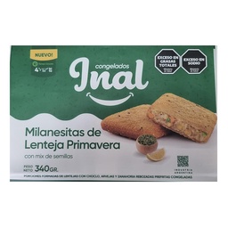 Milanesas de Lenteja Primavera Inal 340g