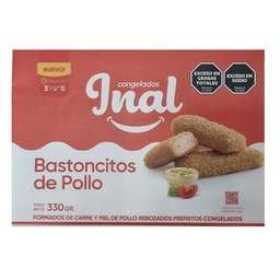 Bastoncitos de Pollo Rebozado Inal 330g