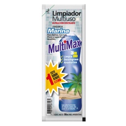 Limpiador Multiuso Concentrado para Diluir Marina Rinde 1 Litro x 35ml