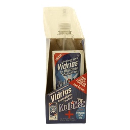 Limpiador para Vidrios + Envase Multimax 100ml