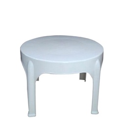 Mesa Auxiliar Plástico Top Garden Blanca