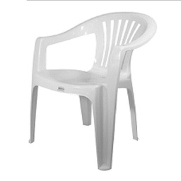 Sillon Quality Plastic Jardin Facu Blanco