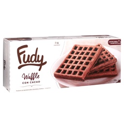 Waffles con Cacao Fudy 330 gr