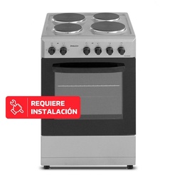 Cocina Eléctrica Philco 4 Hornallas Plata Phch050p 50 cm