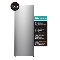 Freezer Hisense Vertical 153 l Plata 94Rs-20dcs