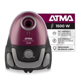 Aspiradora Trineo Atma 1500 W 91As8933pi